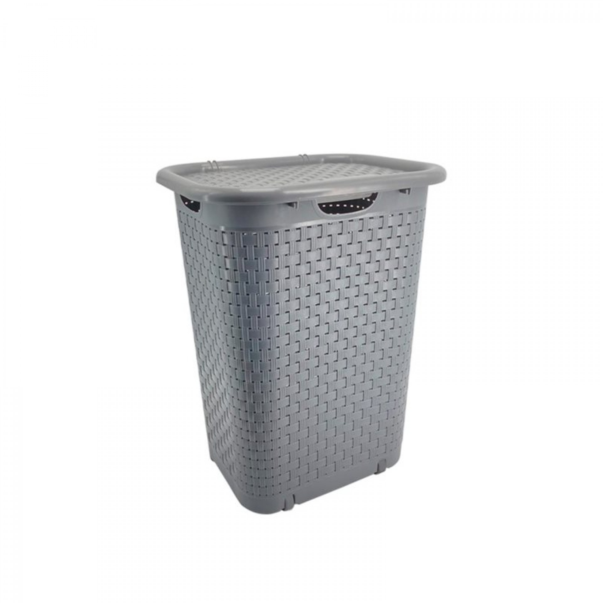 Cesto Roupa Com Rodas Bambu 60 L PETEX