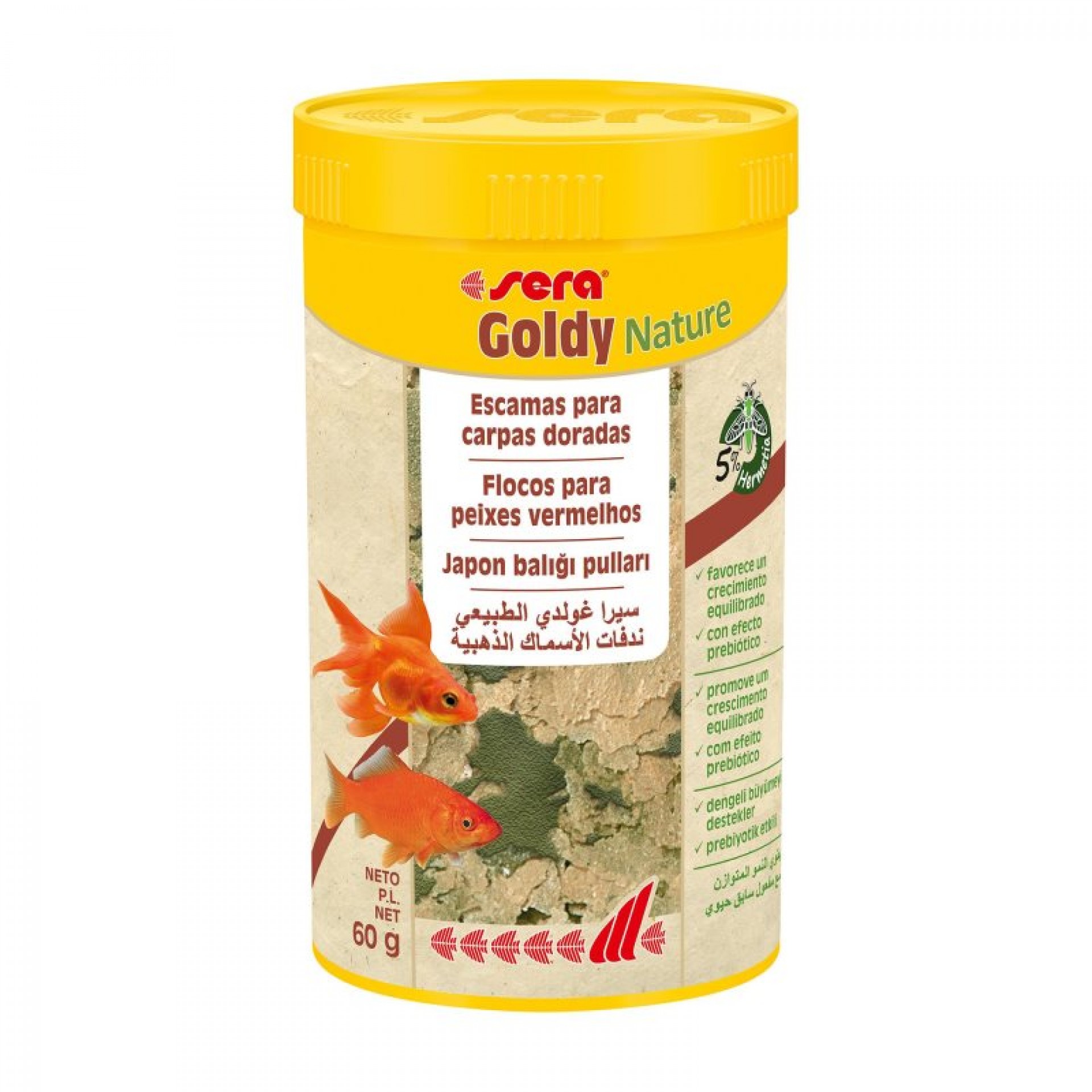 Alimento para Peixe Goldy Nature 250Gr