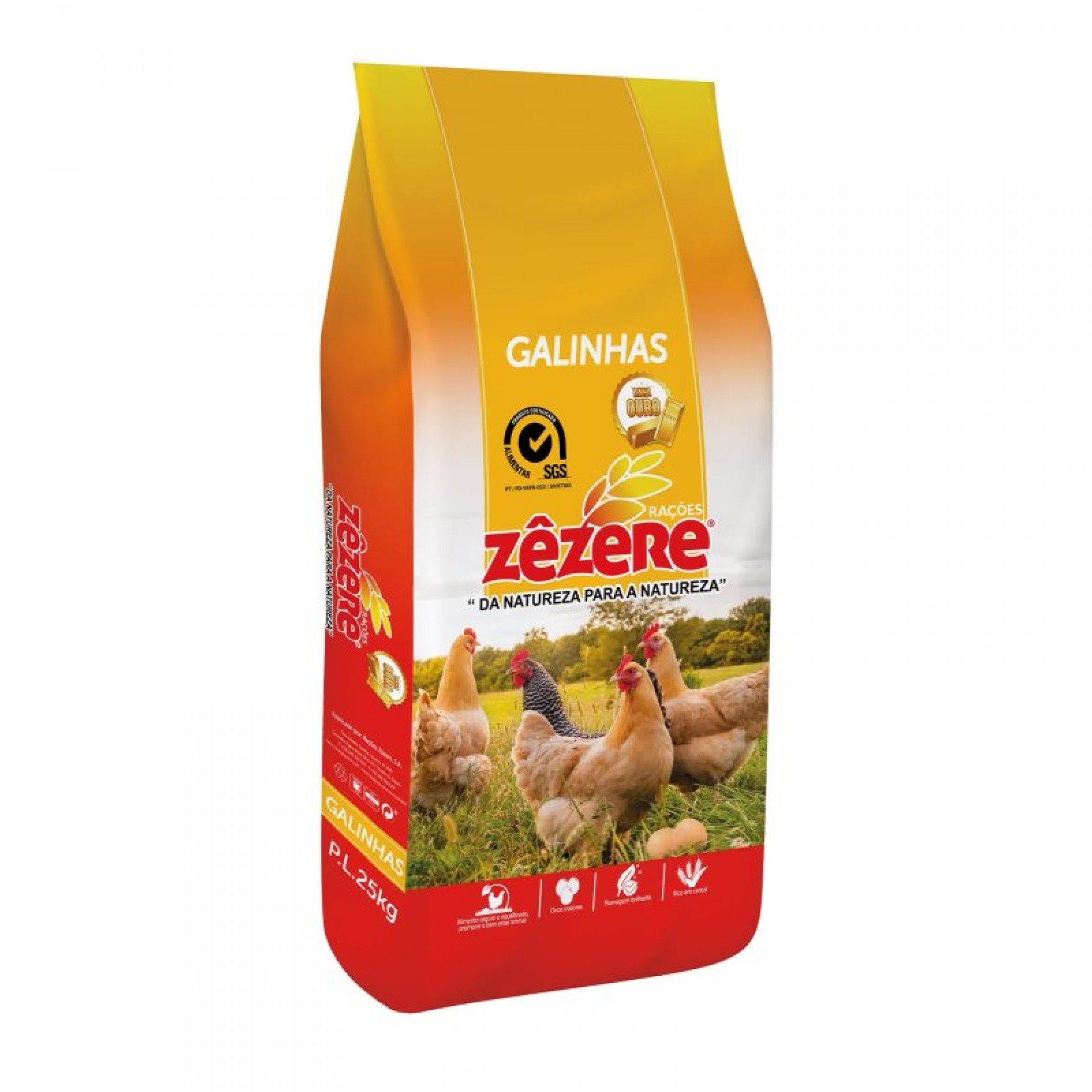 Ração Farinha Galinhas 5 KG ZÊZERE OURO
