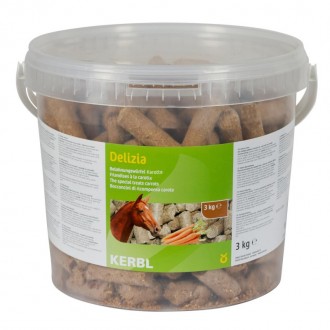 Biscoitos Cenoura Para Cavalo 3 KG KERBL