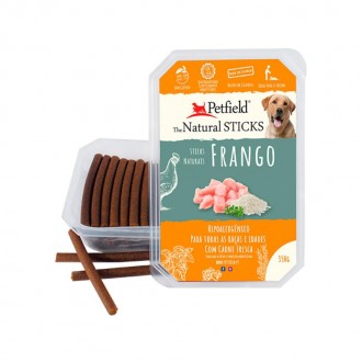 Snack Sticks Para Cão Natur Frango 350 G PETFIELD Snack Sticks Para Cão Natur Frango 350 G PETFIELD