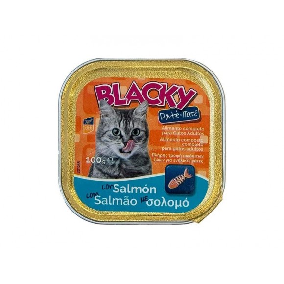 Alimento Húmid Gato Terrina Salmão 100 G BLACKY Alimento Húmid Gato Terrina Salmão 100 G BLACKY