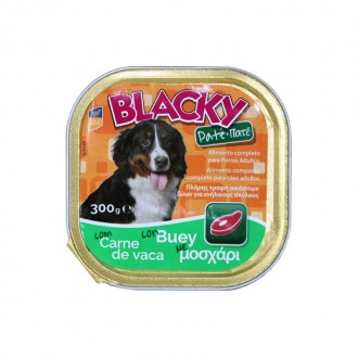 Alimento H�mido C�o Terrina Pat� Vaca 300 G BLACKY