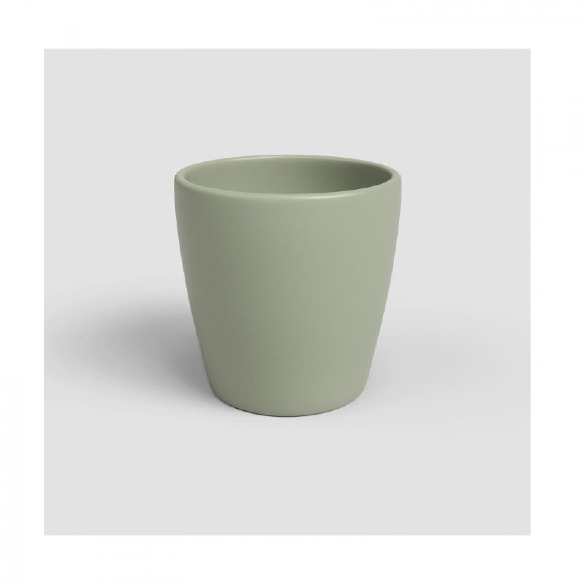 Vaso Cerâmico Orq Thalia Verde Claro 14 CM ARTEVAS