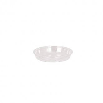 Prato Pl�stico Redondo Transparente 12 CM ARTEVASI