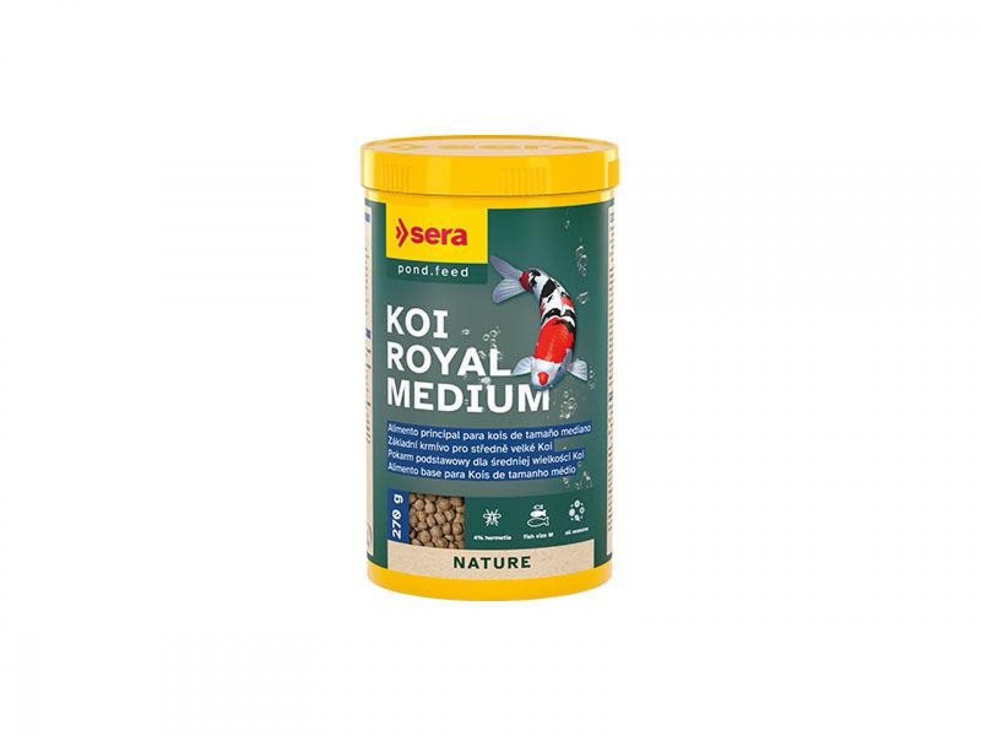 Alimento Carpa Koi Royal Medio Granulado 1000 ML S
