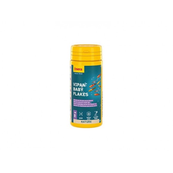 Alimento Para Peixes Alevins Vipan Baby 50 ML SERA Alimento Para Peixes Alevins Vipan Baby 50 ML SERA