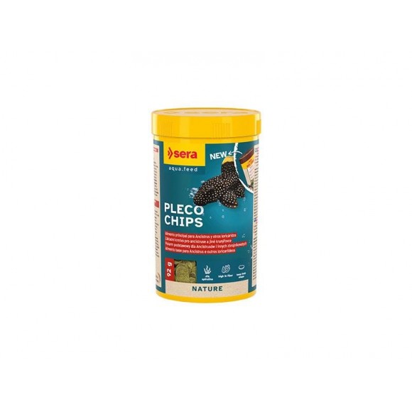 Alimento Para Peixe Fundo Pleco Chips 250 ML SERA Alimento Para Peixe Fundo Pleco Chips 250 ML SERA
