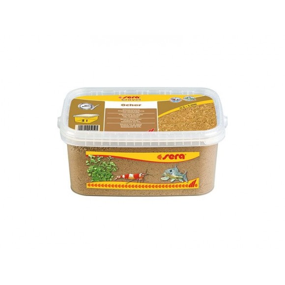 Areão Aquário Ocher 0-3 MM 3 L SERA Areão Aquário Ocher 0-3 MM 3 L SERA