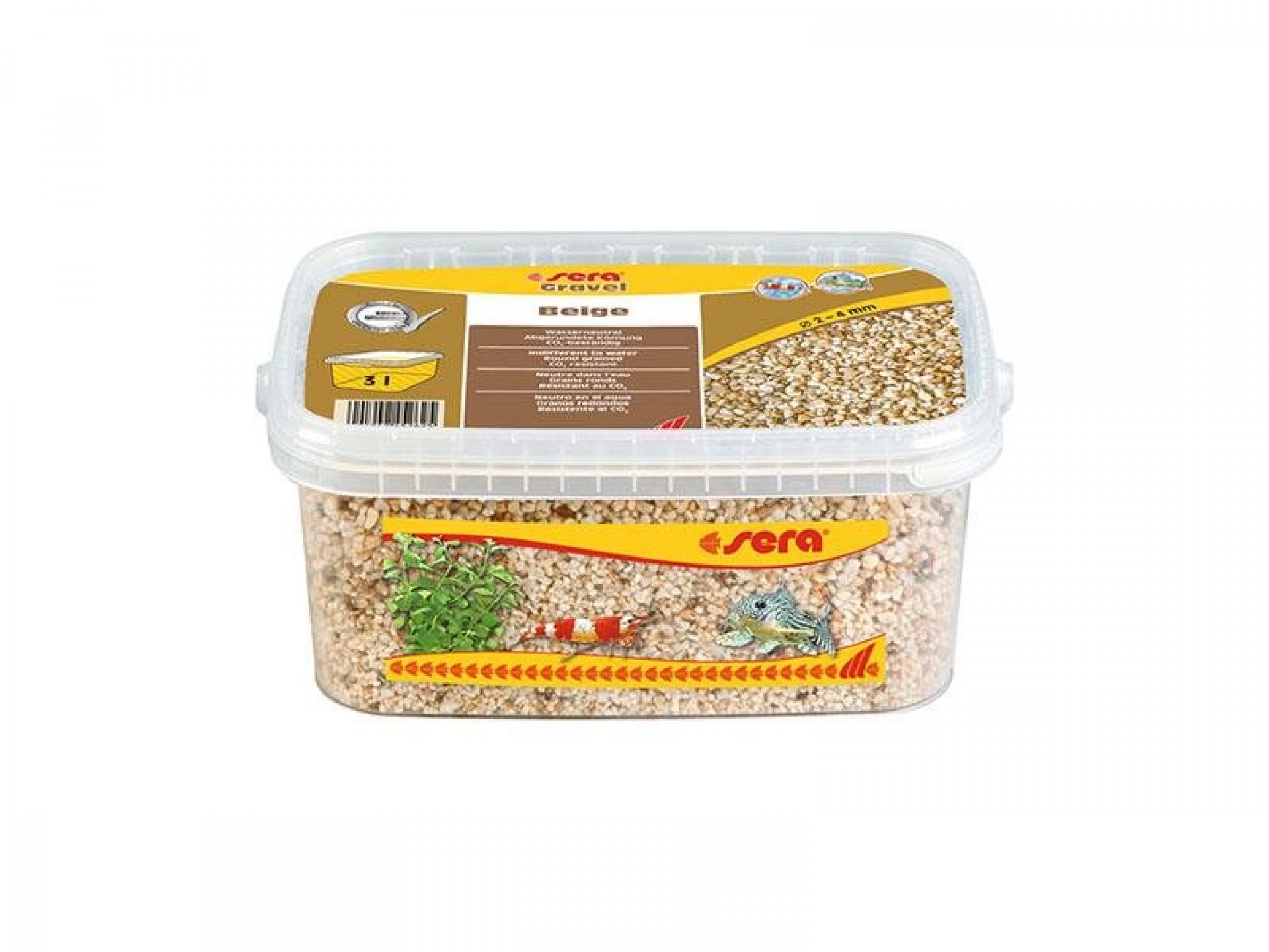 Areão Aquário Beige 2-4 MM 3 L SERA