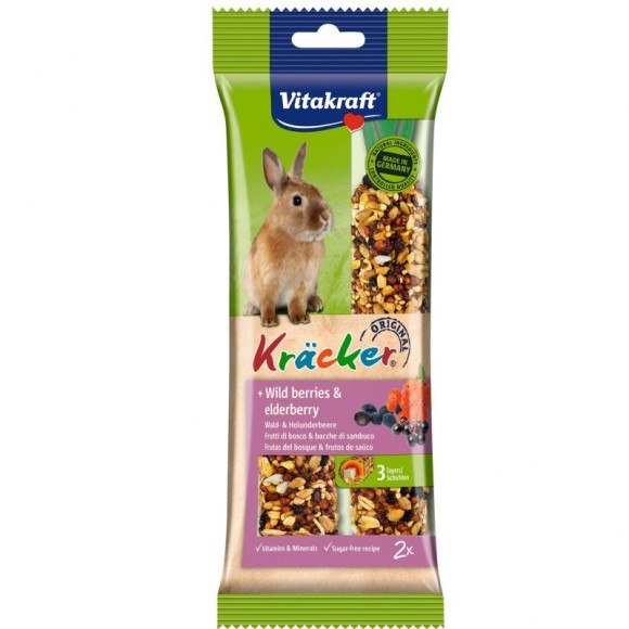 Barritas Coelho Anão Frutos Bosque 2 UN VITAKRAFT Barritas Coelho Anão Frutos Bosque 2 UN VITAKRAFT