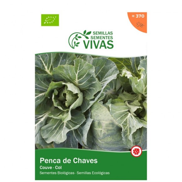 Couve Penca Chaves 1,5G SEMENTES VIVAS Couve Penca Chaves 1,5G SEMENTES VIVAS