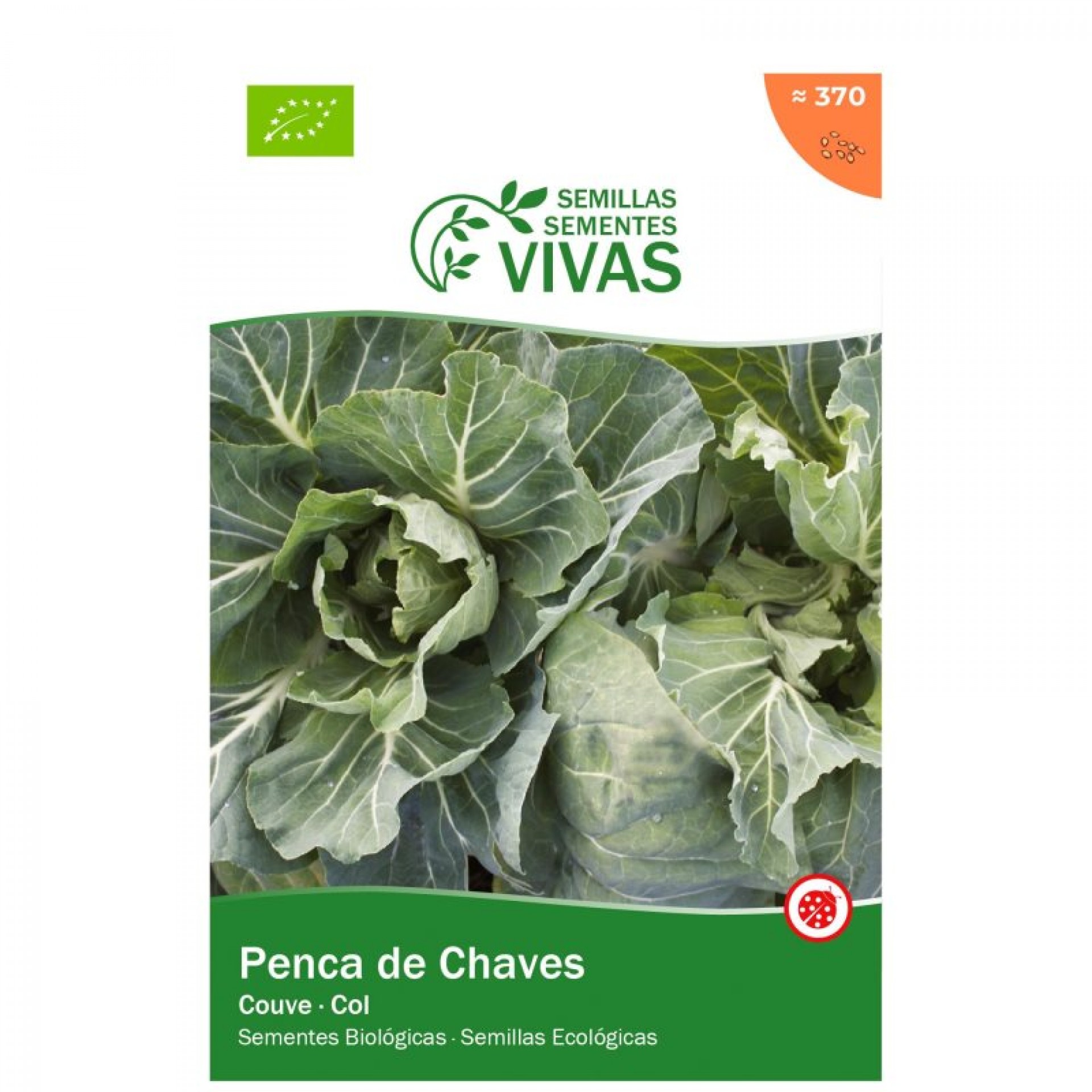 Couve Penca Chaves 1,5G SEMENTES VIVAS