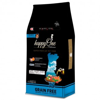 Alim Sc C�o Sardinha 12 KG HAPPYONE MEDITERRANEUM