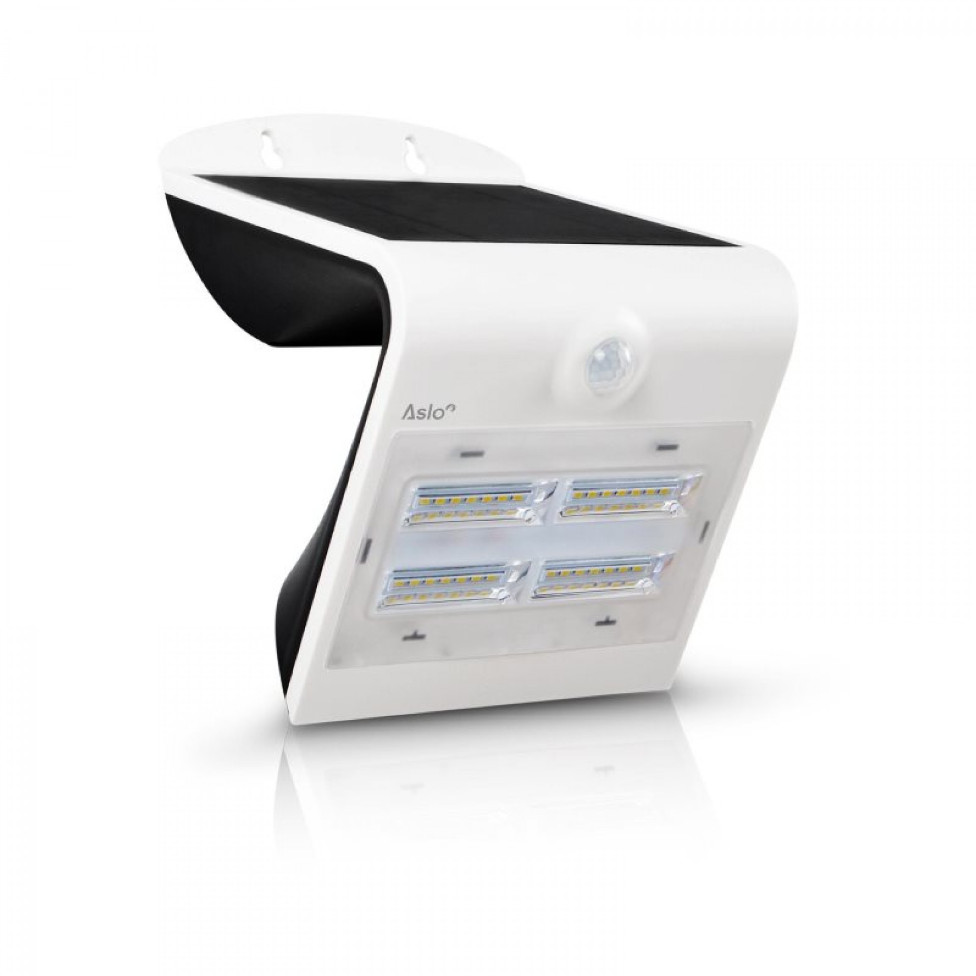 Aplique Led Solar Com Sensor 3.2W Branco ASLO