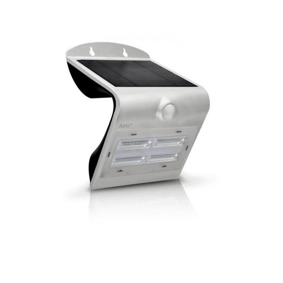 Alpique LED Solar De Parede Cinza Com Detector De Movimentos Alpique LED Solar De Parede Cinza Com Detector De Movimentos
