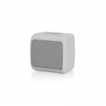 Comutor escada dup IP54 10A 250V Comutor escada dup IP54 10A 250V