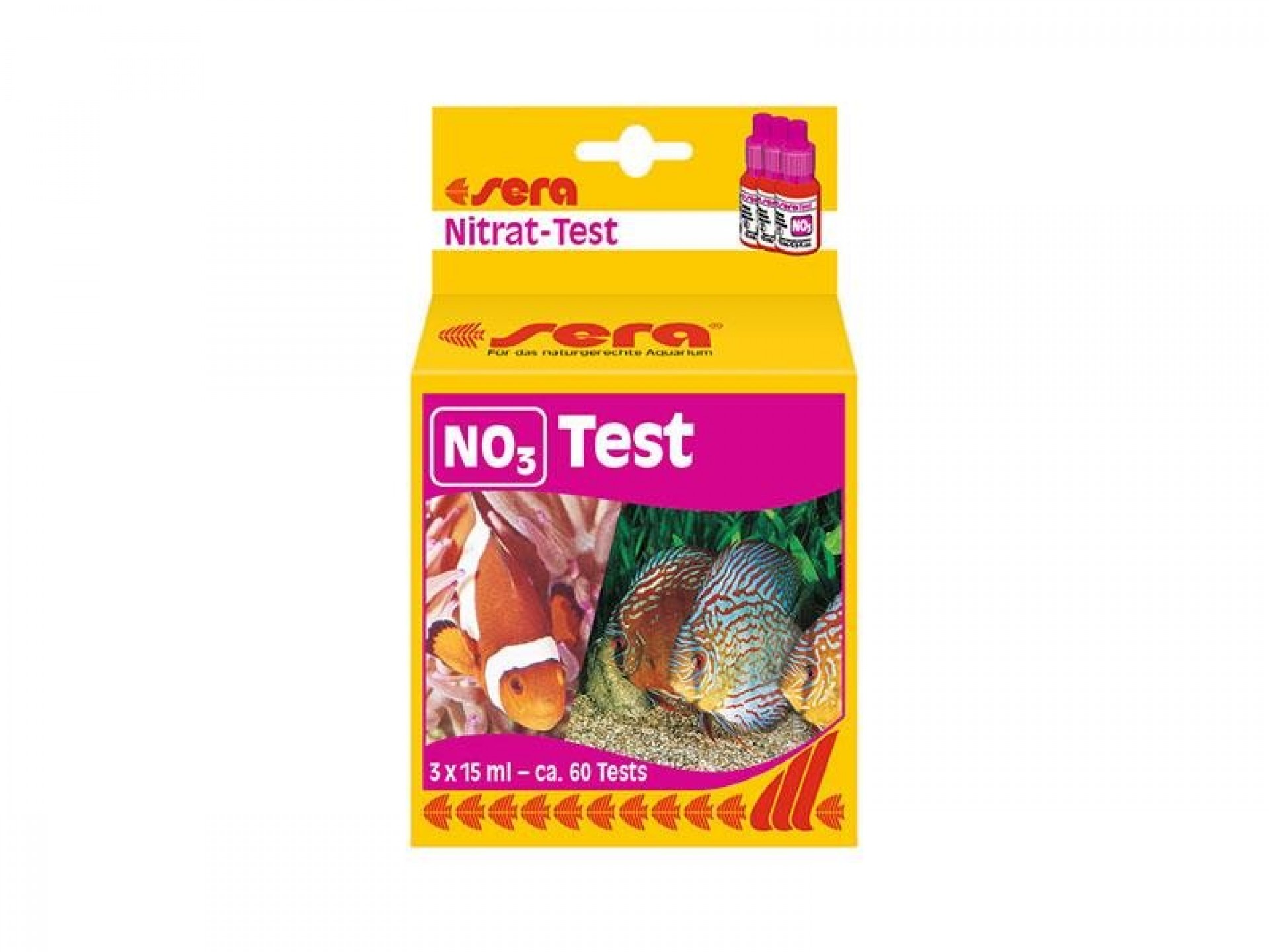 Teste Aquário Nitratos NO3 SERA