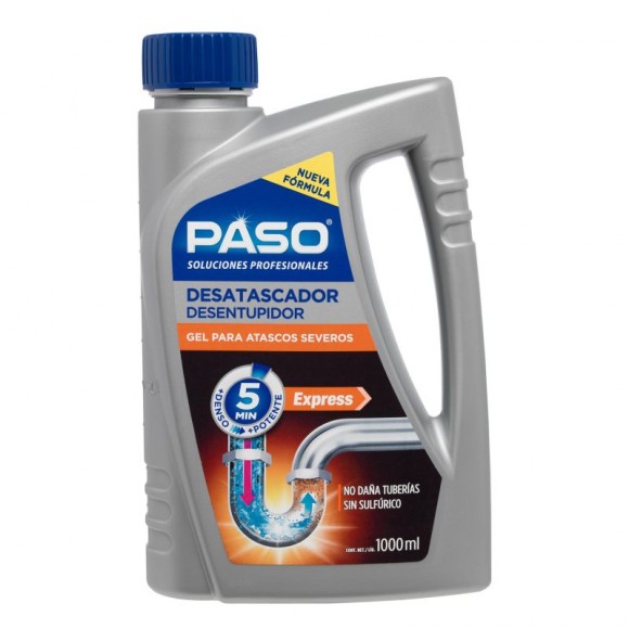 Desentupidor Gel Profissional 1 L PASO Desentupidor Gel Profissional 1 L PASO