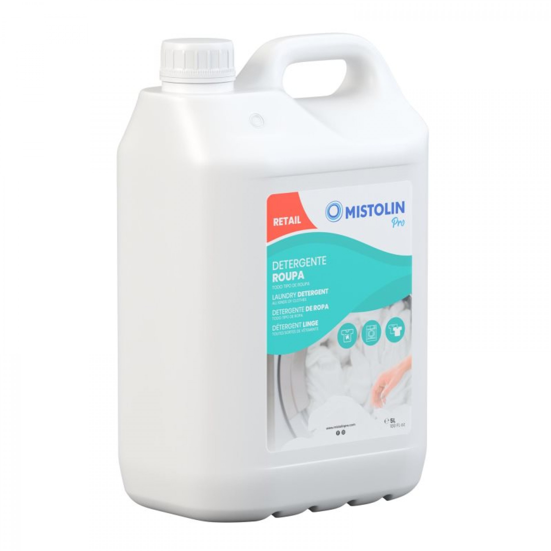 Detergente Roupa 5 L MISTOLIN PRO RETAIL