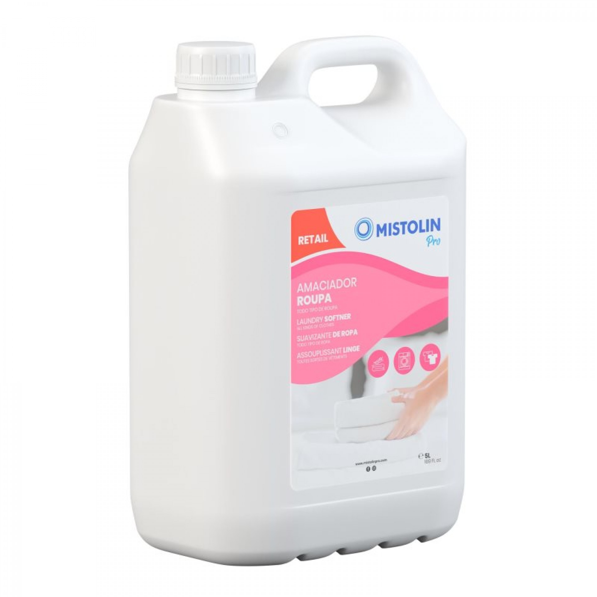 Amaciador Roupa 5 L MISTOLIN PRO RETAIL