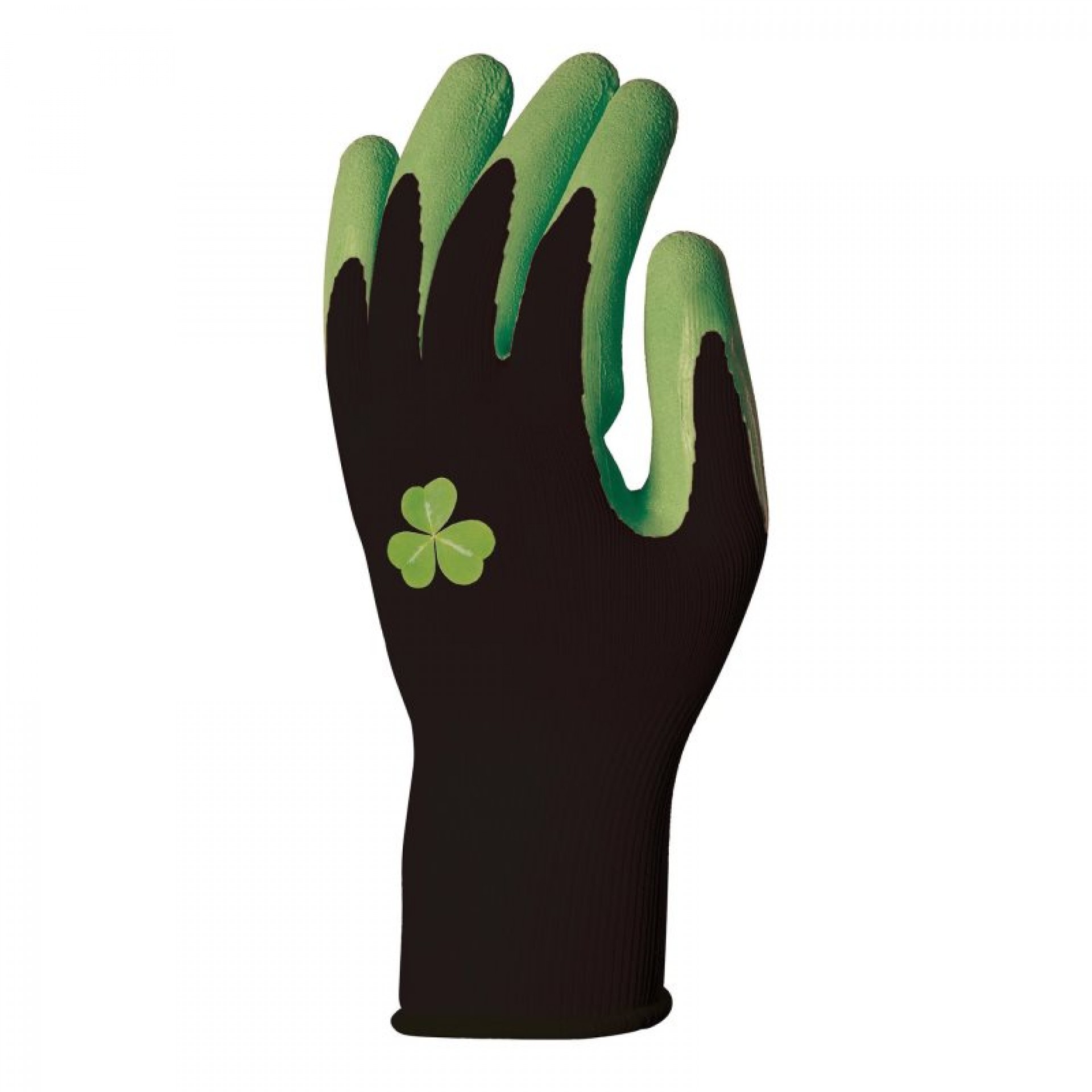 Luva Jard Preto/Verde Latex 7