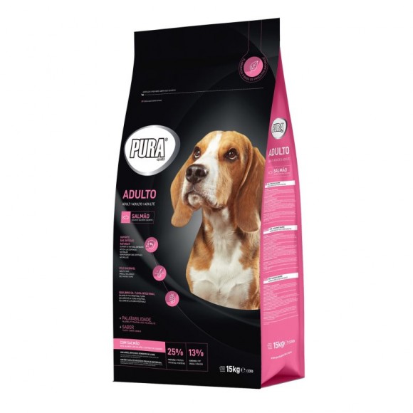 Alimento Seco para Cão Adulto Salmão 15 KG PURA SPECIAL Alimento Seco para Cão Adulto Salmão 15 KG PURA SPECIAL