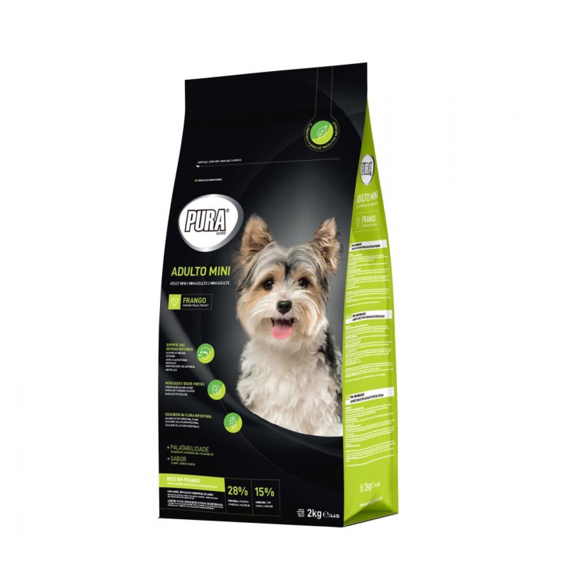 Alimento Seco para Cão Mini Adulto Frango 2 KG PURA SPECIAL