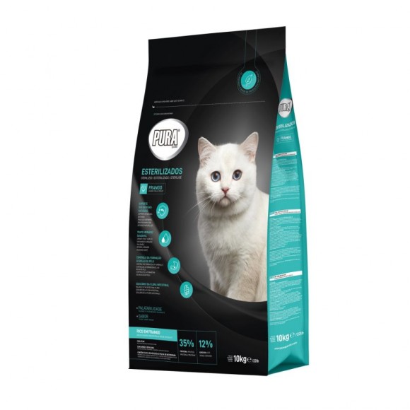 Alimento Seco Gato Esterilizado Frango 10 KG PURA SPECIAL Alimento Seco Gato Esterilizado Frango 10 KG PURA SPECIAL