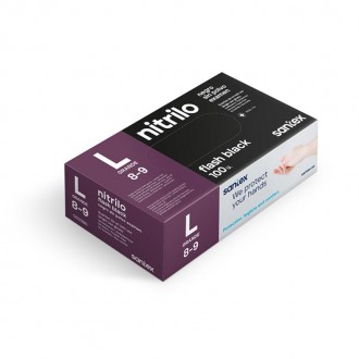 Luva Nitr Desc Res Prt 100Un-L