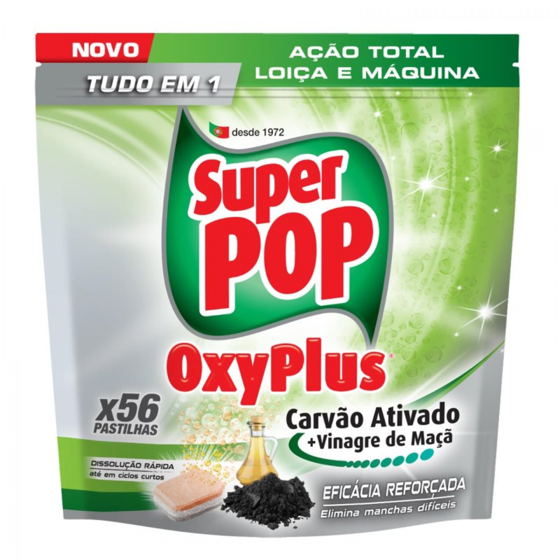 Deteregente Pastilhas Loiça Carvão 56 DS SUPER POP