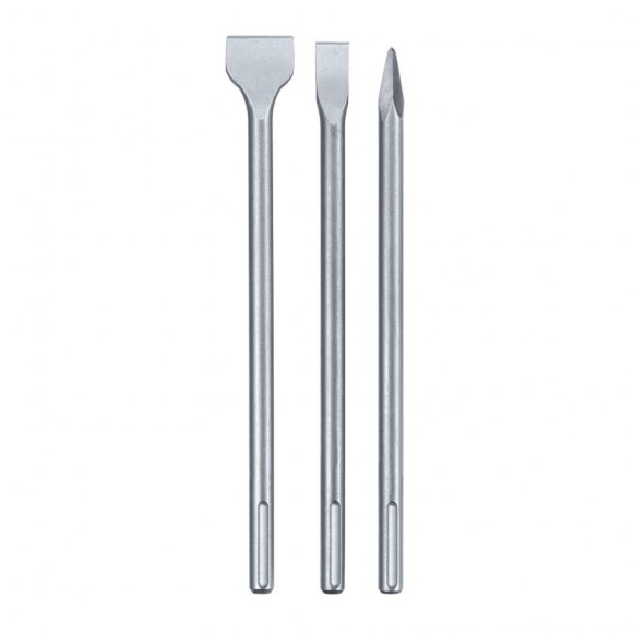 Kit 3 ponteiros SDS MAX KWB Kit 3 ponteiros SDS MAX KWB