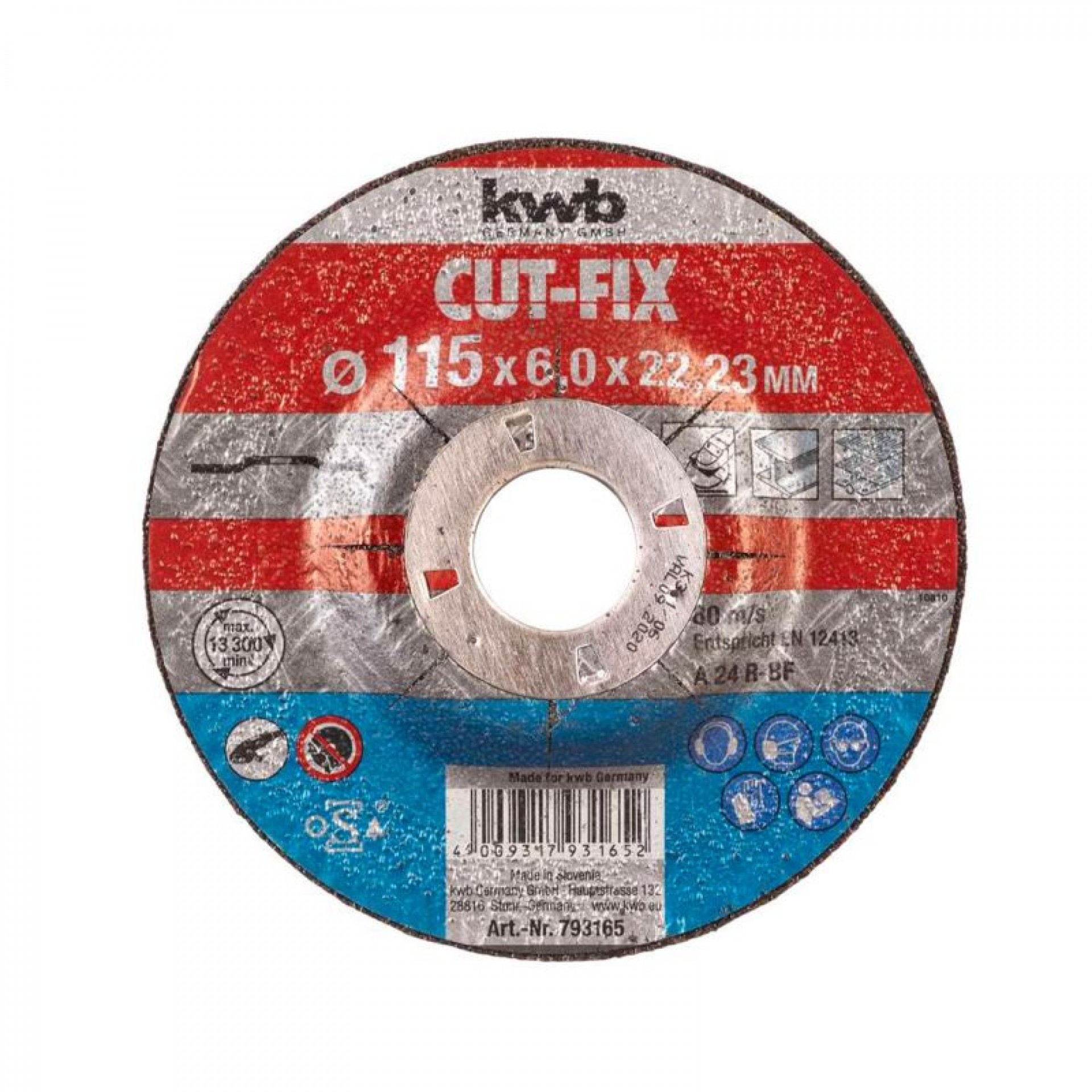 Disco desb CutFix metal 115X6X22 KWB