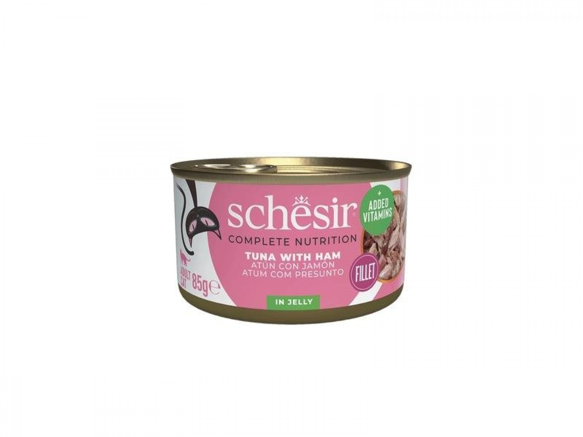 Alimento Húmido Gato Atum E Presunto 85 G SCHESIR