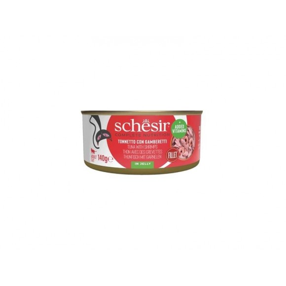 Alimento Húmido Gato Atum Com Gambas 140 G SCHESIR Alimento Húmido Gato Atum Com Gambas 140 G SCHESIR