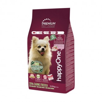 Alim Seco Cão Raças Pequenas 4 Kg HAPPYONE PREMIUM Alim Seco Cão Raças Pequenas 4 Kg HAPPYONE PREMIUM