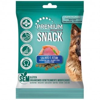 Snack C�o Salm�o E Atum 100 G HAPPYONE PREMIUM