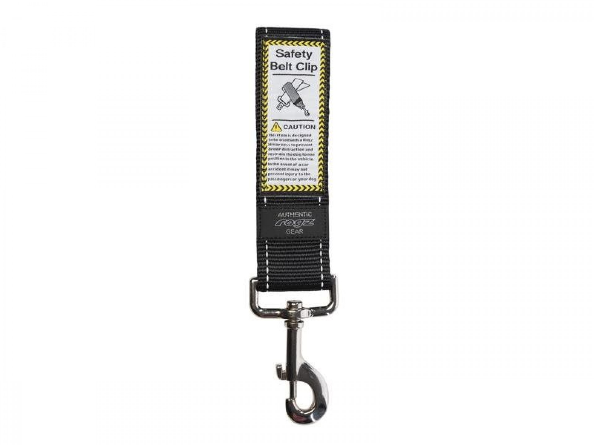 Cinto De Segurança Universal Para Cão Preta 45MM ROGZ