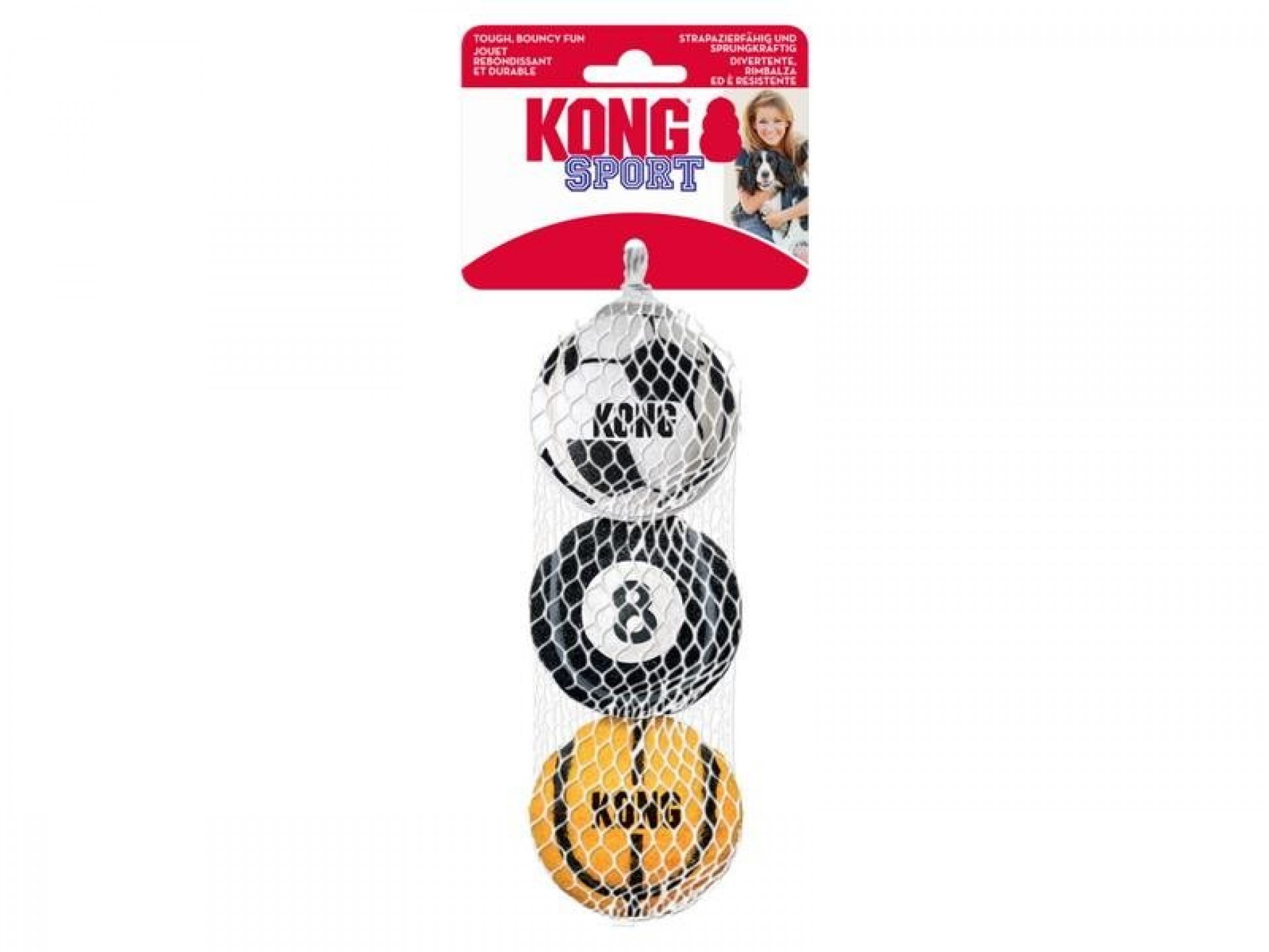 Brinquedo Para Cão Bolas De Desporto M KONG