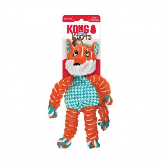 Brinquedo Para C�o Raposa Floppy Com N�s S/M KONG