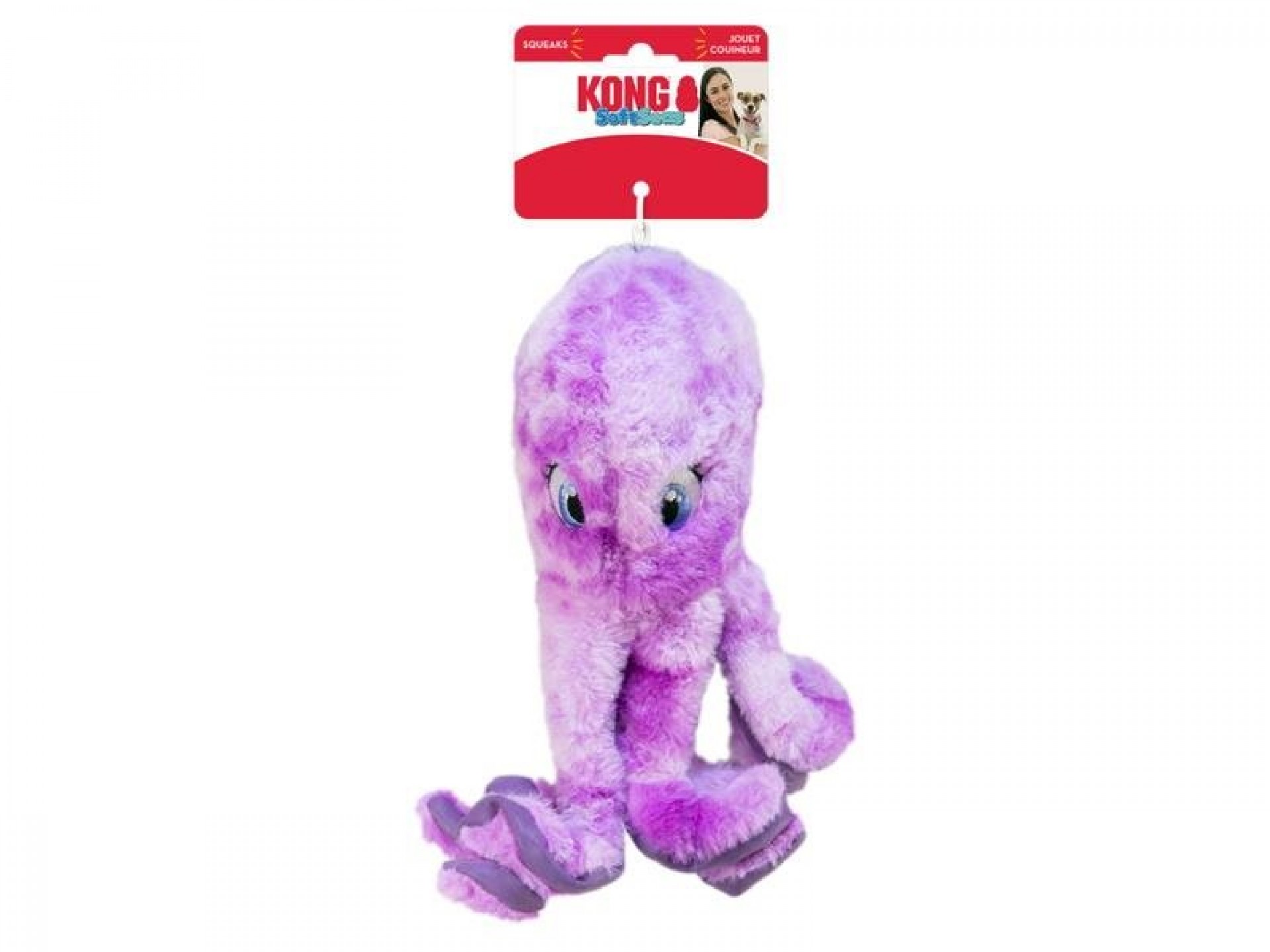 Brinquedo Para Cão Softseas Polvo L KONG