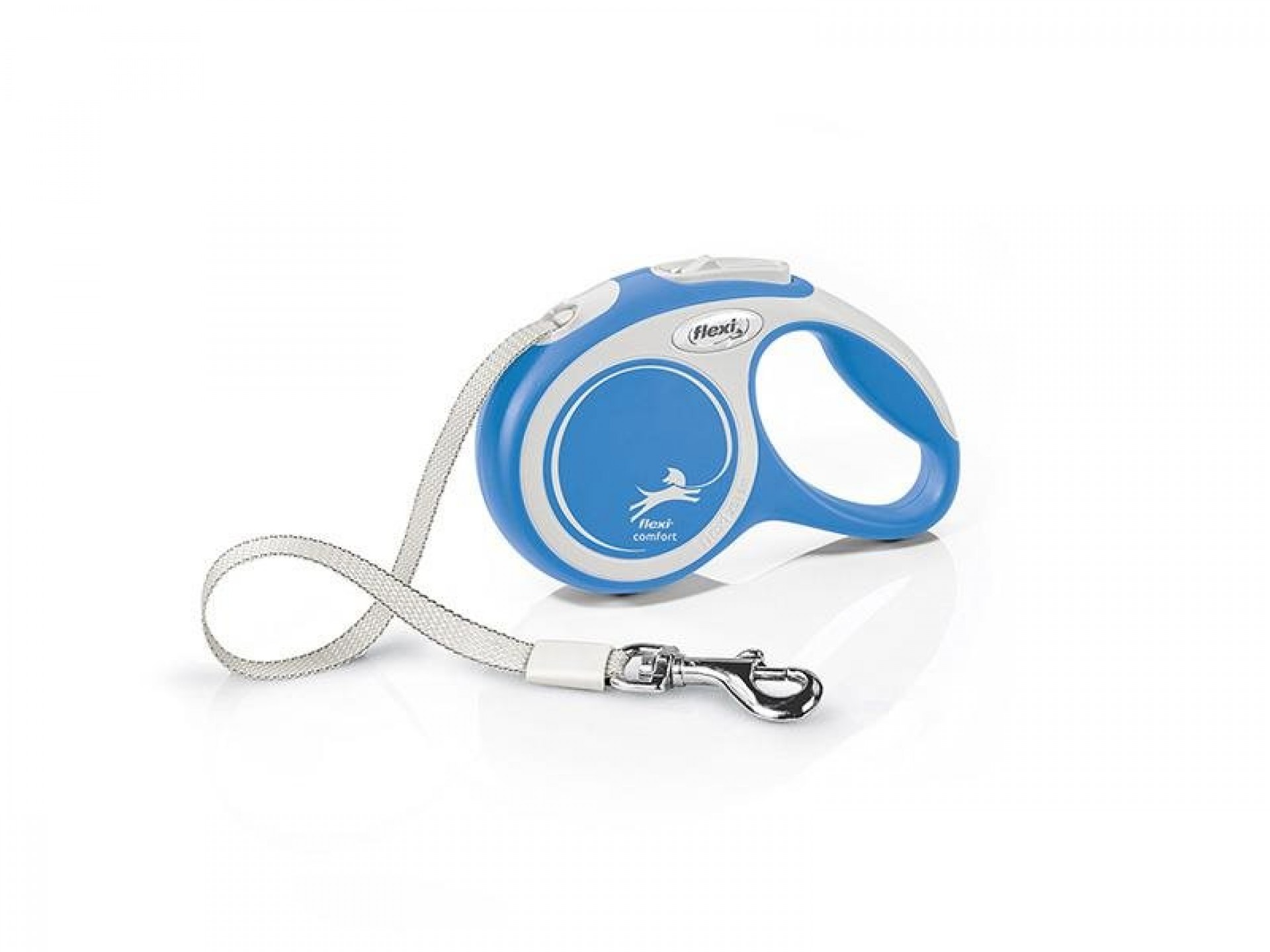 Trela Para Cão Extensível Comfort Azul 3M XS FLEXI