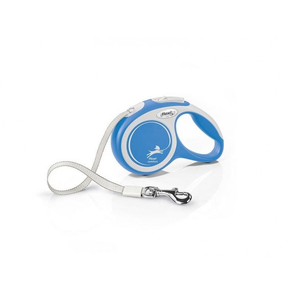 Trela Para Cão Extensível Comfort Azul 3M XS FLEXI Trela Para Cão Extensível Comfort Azul 3M XS FLEXI