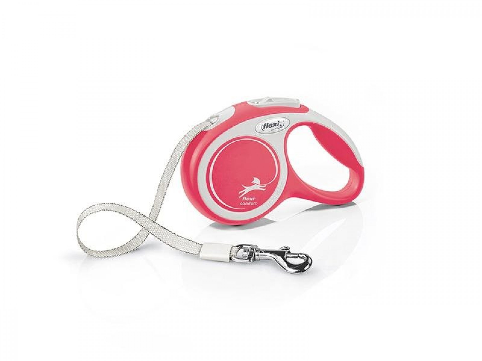 Trela Para Cão Extensível Comfort Vermelha 3M XS FLEXI