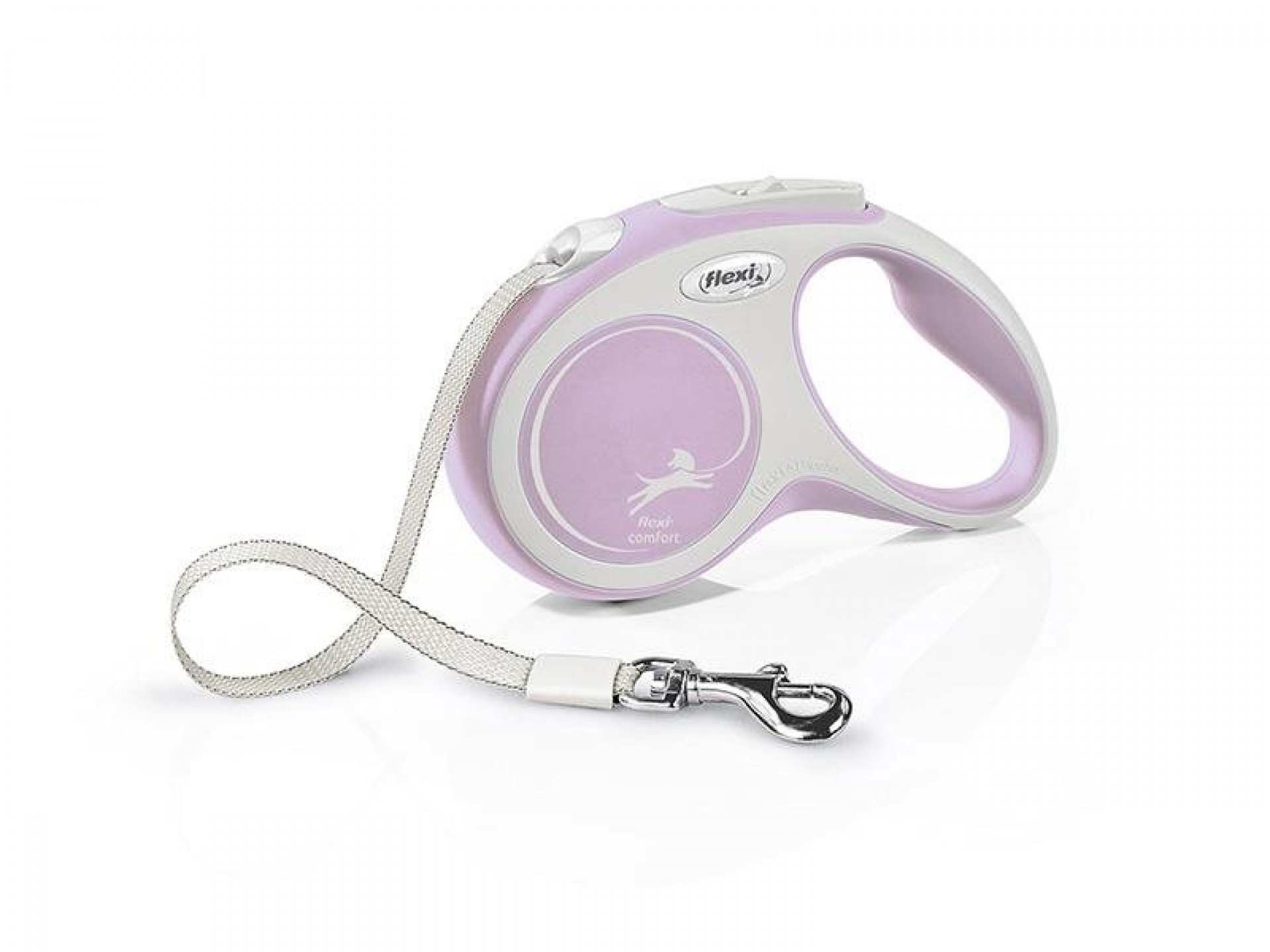 Trela Para Cão Extensível Comfort Rosa 5M S FLEXI