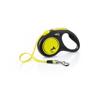Trela Para Cão Extensível Neon 5M S FLEXI Trela Para Cão Extensível Neon 5M S FLEXI
