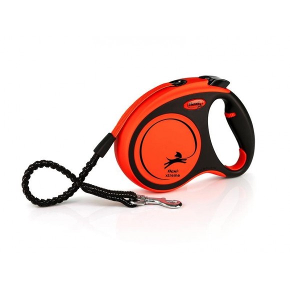 Trela Para Cão Extensível Xtreme Laranja 5M M FLEXI Trela Para Cão Extensível Xtreme Laranja 5M M FLEXI