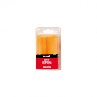 2 Rec mini-rolo floc lacar met