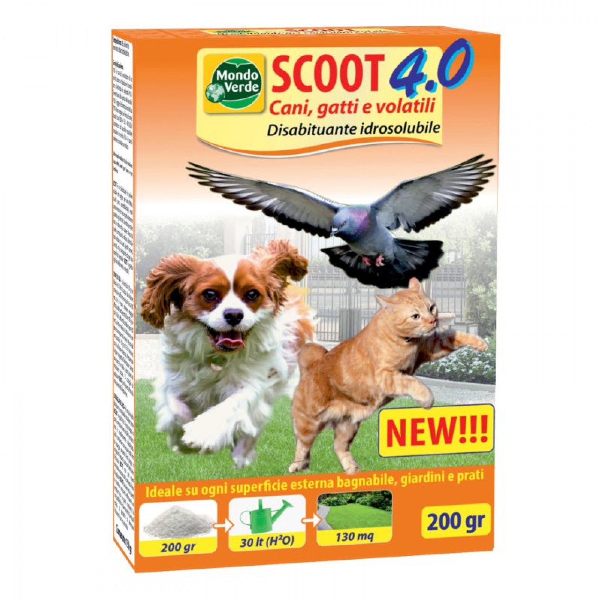 Repelente Cães/Gatos/Aves 200 GR MONDO VERDE
