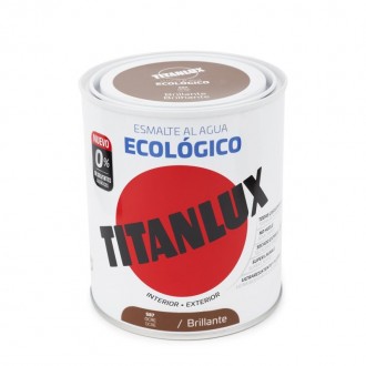 Esmalte ecológico brilh castanho 750ML TITANLUX Esmalte ecológico brilh castanho 750ML TITANLUX